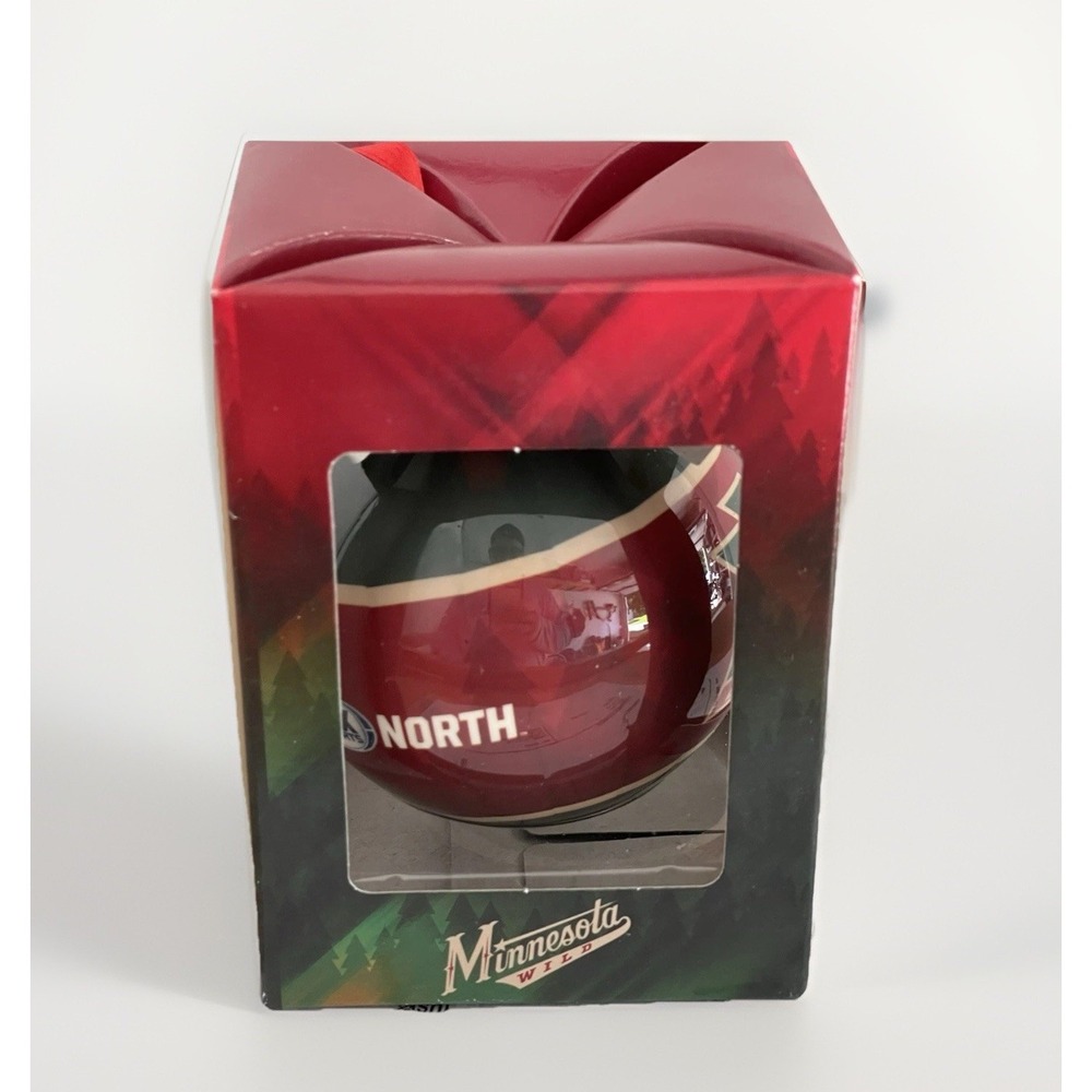 Minnesota Wild 15th Anniversary Ornament 2000–2015 Fox Sports North Toyota - Picture 4 of 6